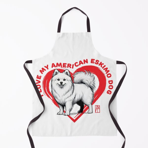 Item preview, I Love My American Eskimo Dog- I Love my dog - Smart dog designed and sold by ArtProjectShop.