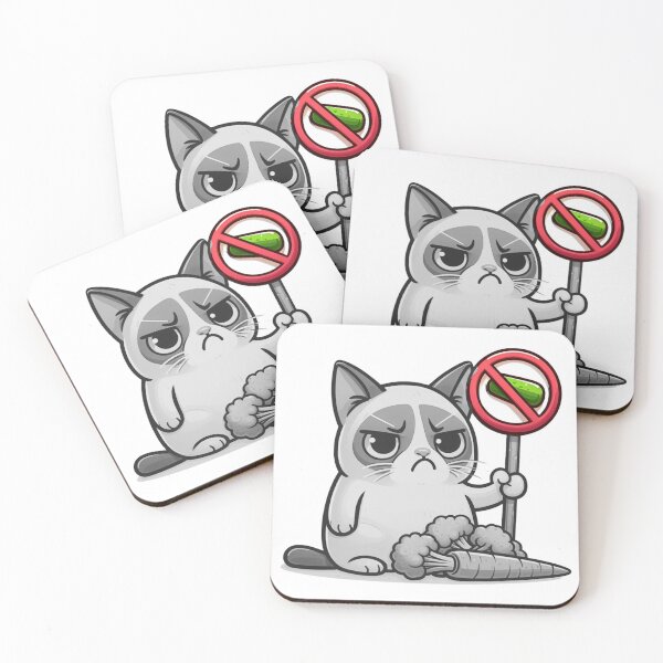 Item preview, Veggie Rebel Cat Takes a Stand! designed and sold by Furbabies Art.