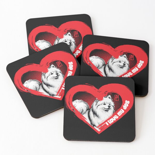Item preview, I Love My American Eskimo Dog- Smart dog - I Love my dog designed and sold by ArtProjectShop.