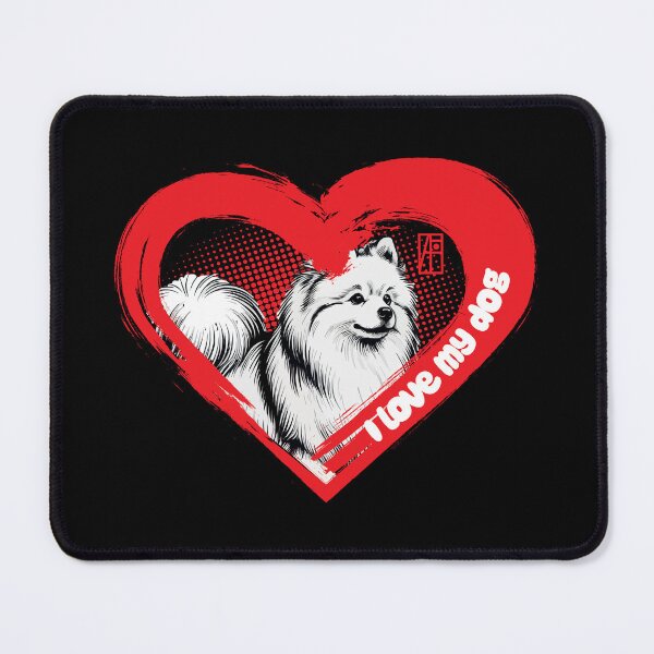 Item preview, I Love My American Eskimo Dog- Smart dog - I Love my dog designed and sold by ArtProjectShop.