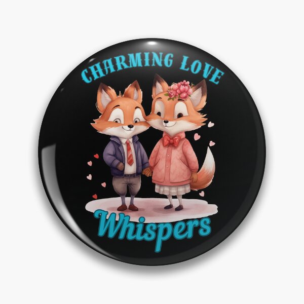 Item preview, Charming Love Whispers. fox face designed and sold by FoxVibes.