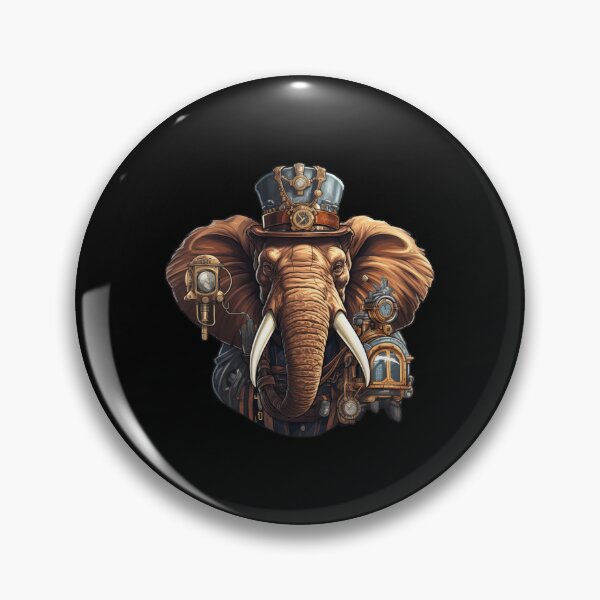 Item preview, Woolly Mammoth Cyberpunk Ice Age Prehistoric Elephant  Gift designed and sold by Saltycrowshop.