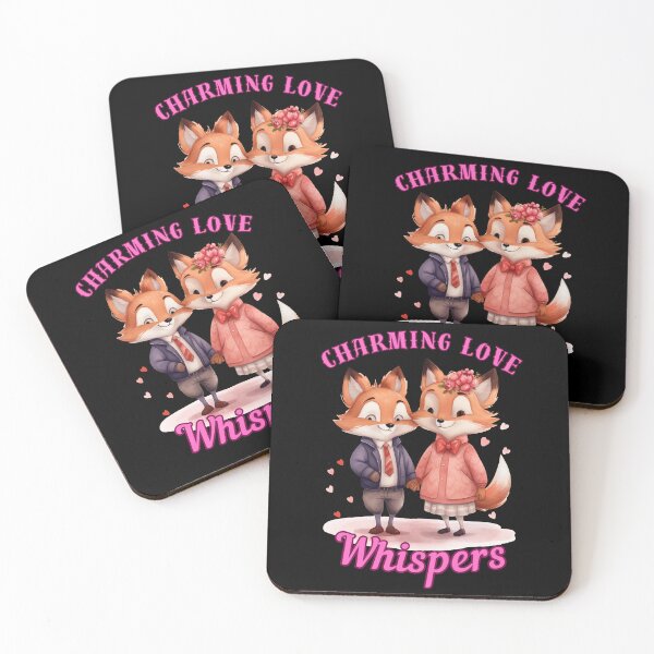 Item preview, Charming Love Whispers. cool fox designed and sold by FoxVibes.