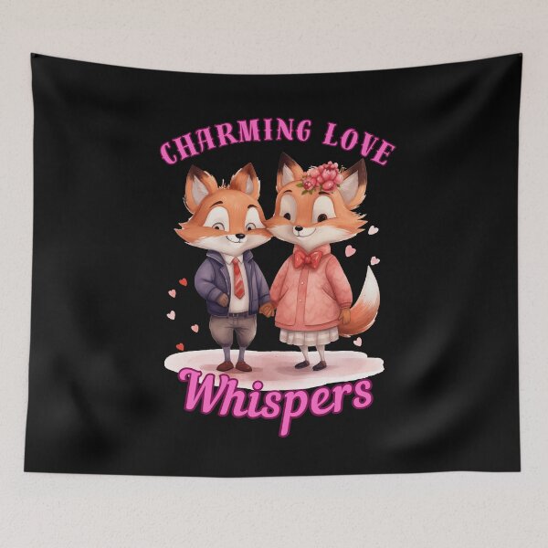 Item preview, Charming Love Whispers. cool fox designed and sold by FoxVibes.