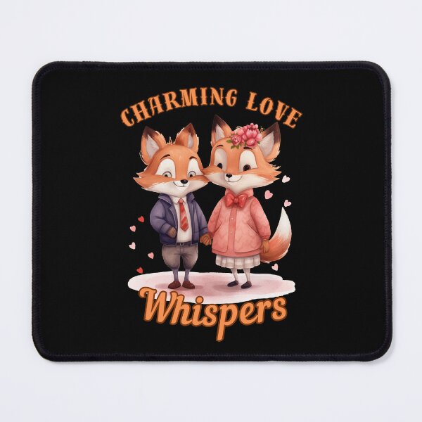 Item preview, Charming Love Whispers. fox portrait designed and sold by FoxVibes.
