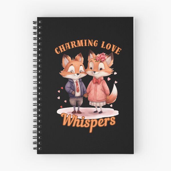 Item preview, Charming Love Whispers. fox portrait designed and sold by FoxVibes.