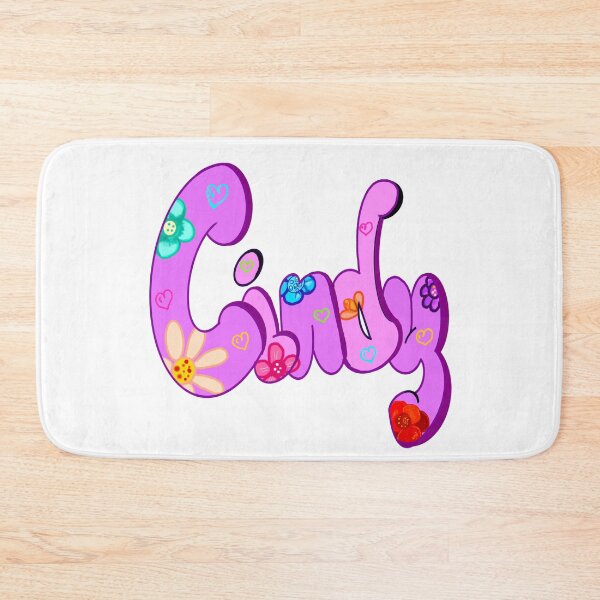 Item preview, Top 10 best personalized gifts 2024 purple daisies Cindy personalised personalized  custom name  floral with purple on black background . Cindy designed and sold by Artonmytee.