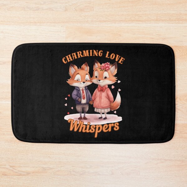 Item preview, Charming Love Whispers. fox portrait designed and sold by FoxVibes.