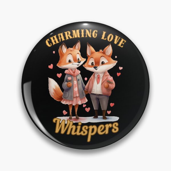 Item preview, Charming Love Whispers. fox saying designed and sold by FoxVibes.