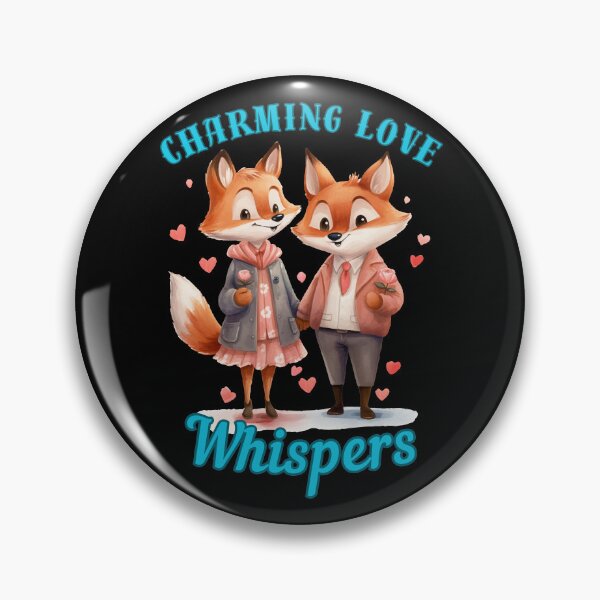 Item preview, Charming Love Whispers. vintage fox designed and sold by FoxVibes.