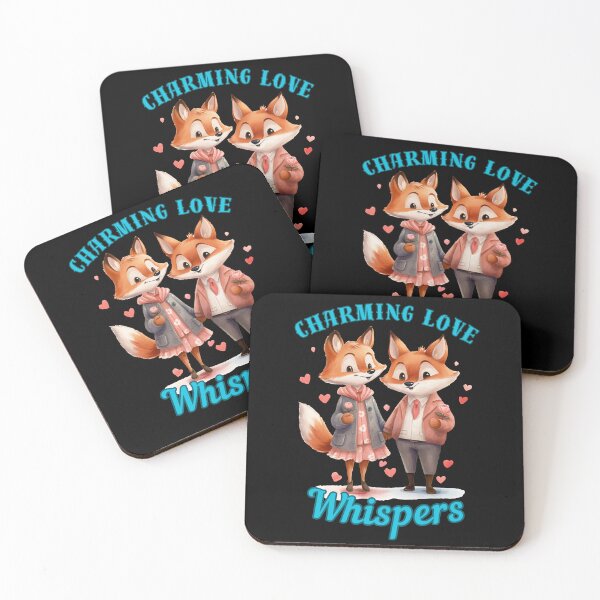 Item preview, Charming Love Whispers. vintage fox designed and sold by FoxVibes.