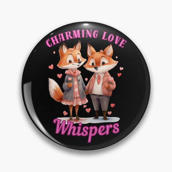 Item preview, Charming Love Whispers. fox foxes designed and sold by FoxVibes.