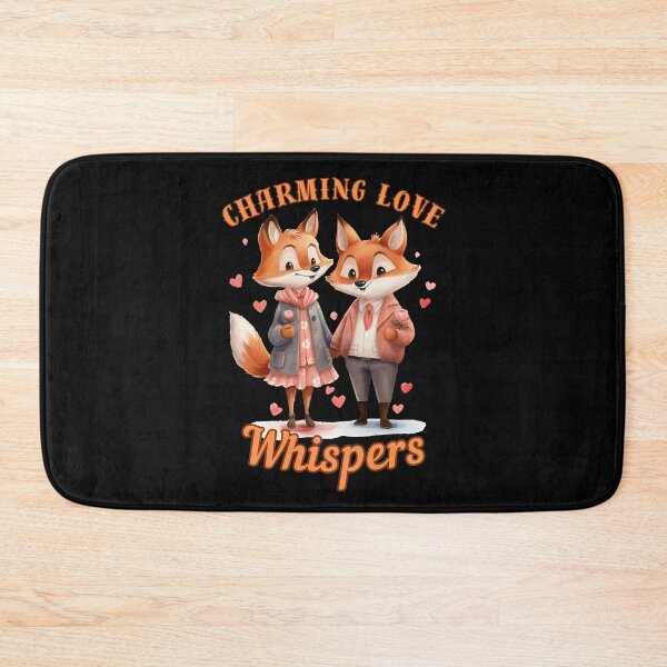 Item preview, Charming Love Whispers. fox watercolor designed and sold by FoxVibes.
