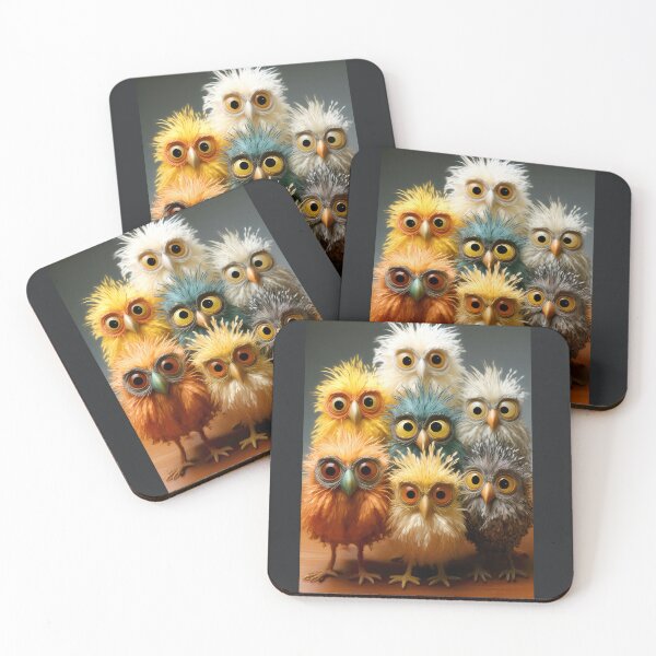 Item preview, 7 Googly Eyed Birds designed and sold by WesDotPhotography.