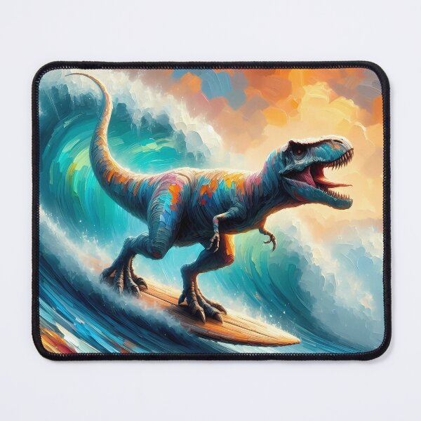 Item preview, Surfing T-Rex designed and sold by TrexAmbassador.