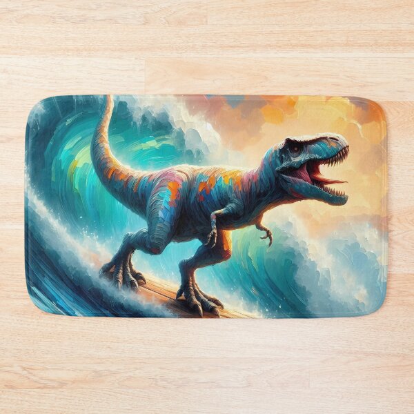 Item preview, Surfing T-Rex designed and sold by TrexAmbassador.