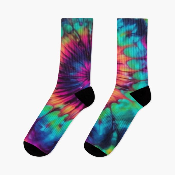 Artikelvorschau, Hübsches biolumineszierendes Regenbogen-Krawatten-Wirbelmuster entworfen und verkauft von WickedXDesigns.