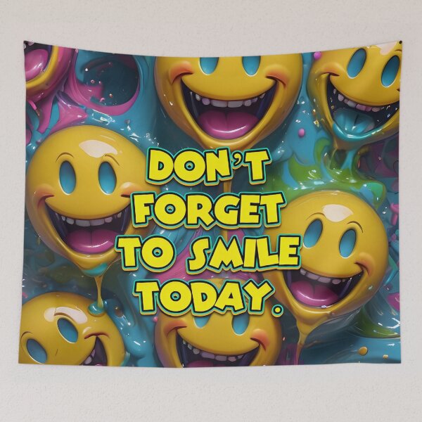 Item preview, Don't Forget To Smile Today Smiley Faces designed and sold by TheArtOfPat.