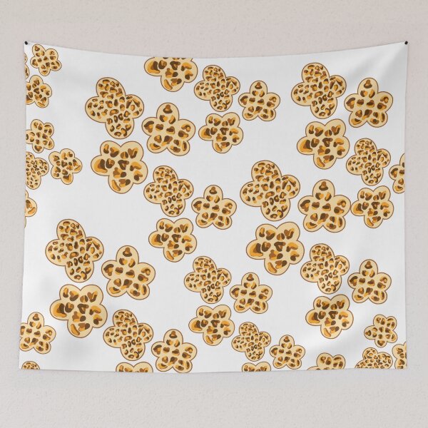 Item preview, Leopard print flower hand drawn designed and sold by BritishDelights.