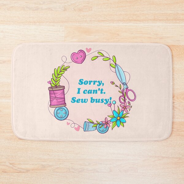 Item preview, Lo siento. No puedo. ¡Coser ocupado! (v2) designed and sold by PeacefulHShop.