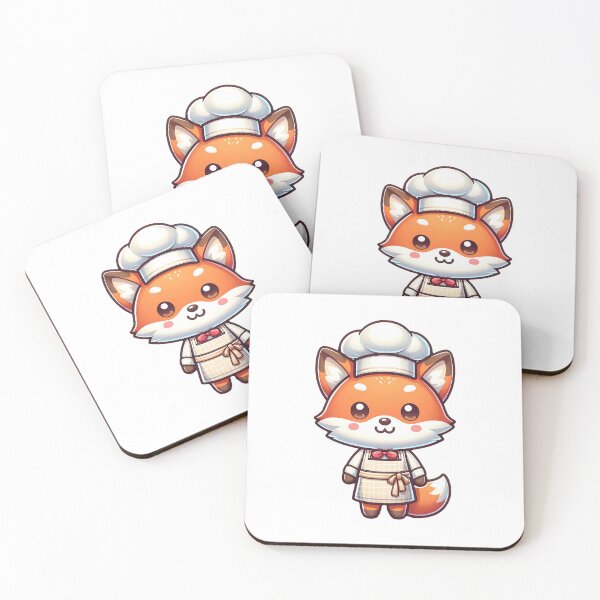 Item preview, Kawaii Fox Chef T-Shirt | Cute Culinary Fox Art | Whimsical Cooking Apparel designed and sold by PuffPuffPrint.