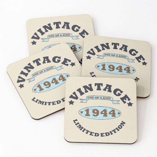 Item preview, Born in 1944 vintage retro classic birthday gifts designed and sold by Alexaltay.