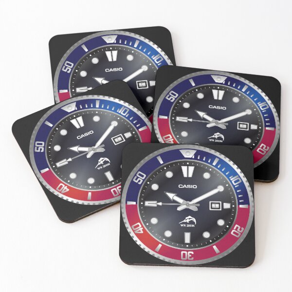 Item preview, Casio Duro Pepsi Vector designed and sold by RadDadArt.