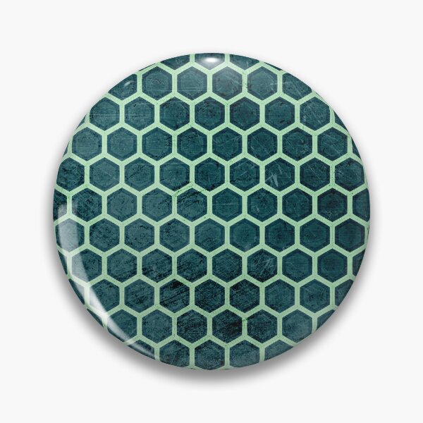 Item preview, Blue Metal Hexagon Pattern designed and sold by Diana377.