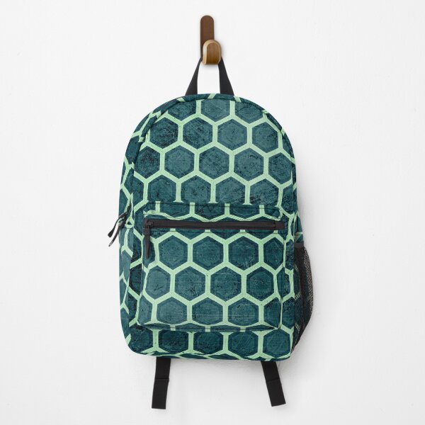 Item preview, Blue Metal Hexagon Pattern designed and sold by Diana377.