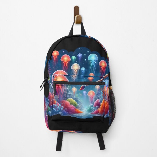 Item preview, Aquatic Dreams: Jellycity Radiance designed and sold by AI-Only Creations.