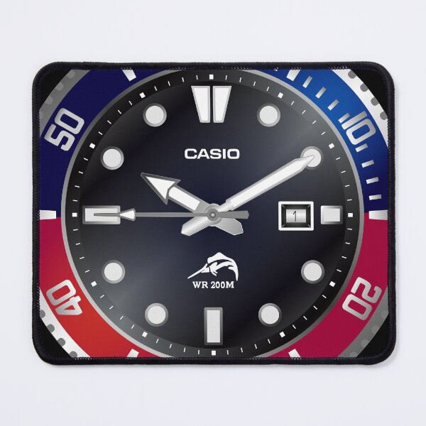 Item preview, Casio Duro Pepsi Vector designed and sold by RadDadArt.