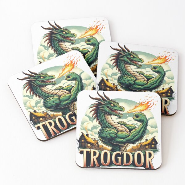 Item preview, Trogdor the Burninator - Fiery Dragon of Myth Artwork designed and sold by Funnydesign4u.