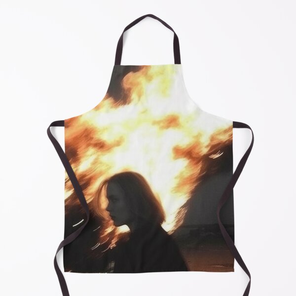 Item preview, burning car with a blonde girl in front designed and sold by nokoryna.