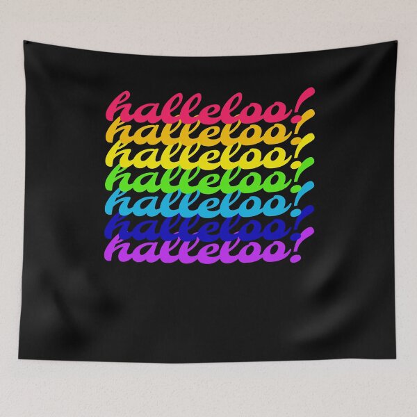 Item preview, halleloo! rainbow flag designed and sold by BritySpear.