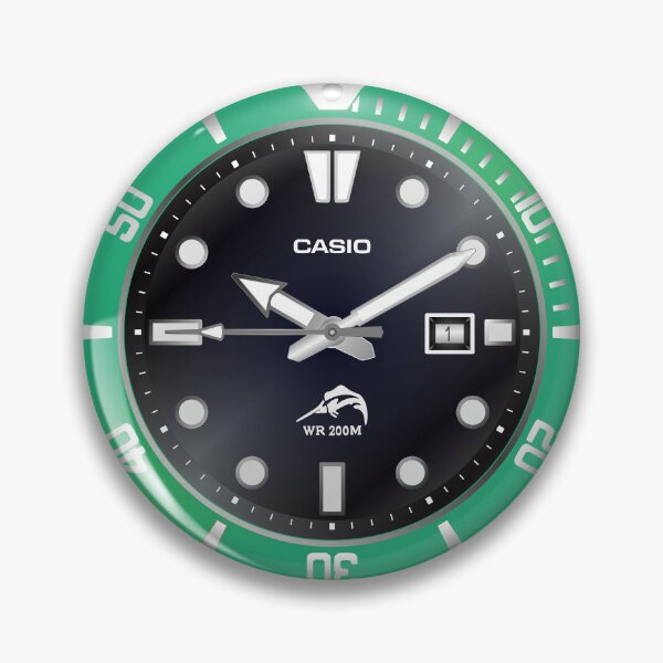 Item preview, Casio Duro Green Vector designed and sold by RadDadArt.