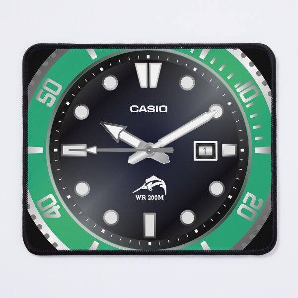 Item preview, Casio Duro Green Vector designed and sold by RadDadArt.