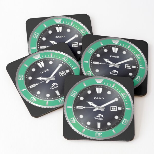 Item preview, Casio Duro Green Vector designed and sold by RadDadArt.
