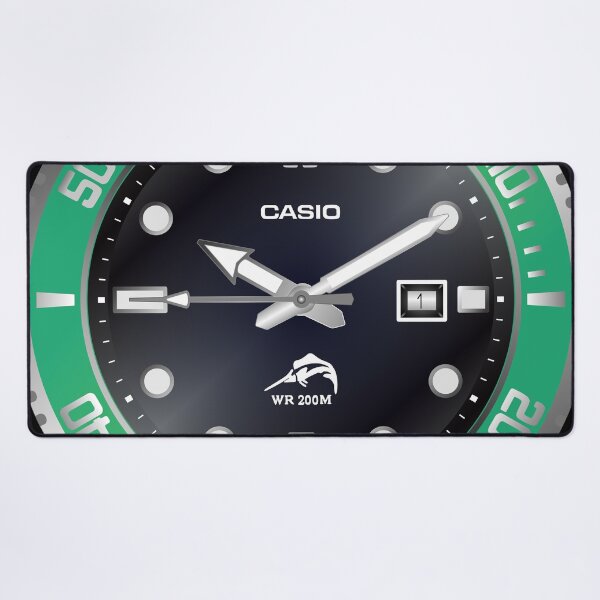 Item preview, Casio Duro Green Vector designed and sold by RadDadArt.