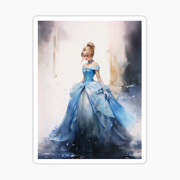 Item preview, Cinderella's Watercolor Waltz designed and sold by Heather Maree Design Studio.