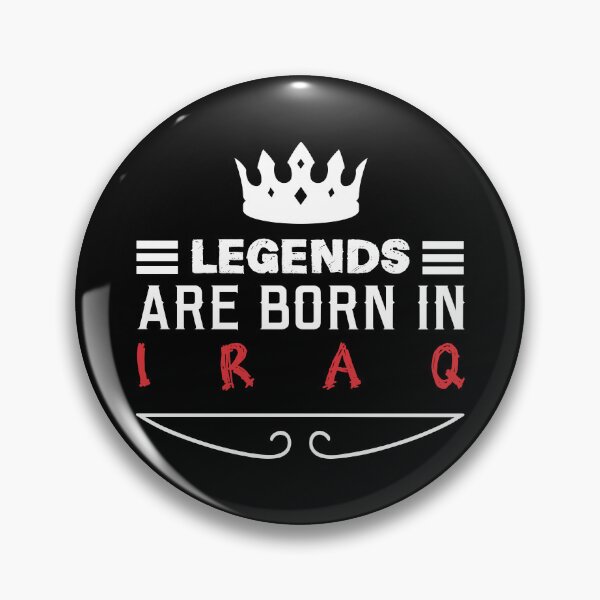 Item preview, Legends are born in Iraq designed and sold by BYNDART.