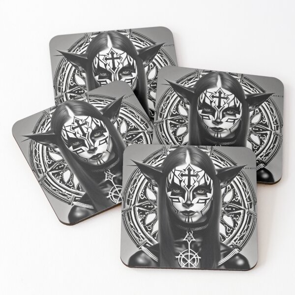Item preview, black metal cats 2 designed and sold by immortalzoddo.