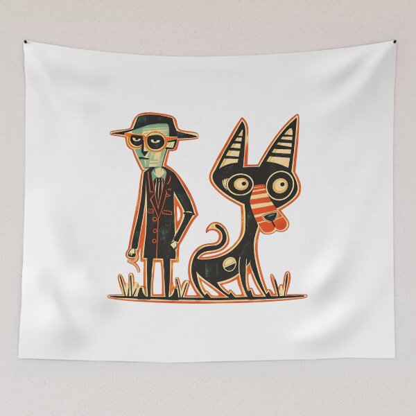 Item preview, Detective and doggy designed and sold by TheWitsFoe.