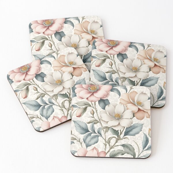 Item preview, Romantic vintage shabby chic pattern designed and sold by Naturitude.