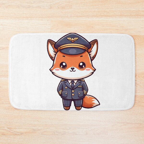 Item preview, Kawaii Foxy Pilot Design | Adorable Fox Aviator Artwork designed and sold by PuffPuffPrint.