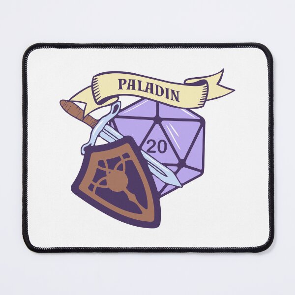 Item preview, DnD Paladin D20 designed and sold by sunburstrpg.
