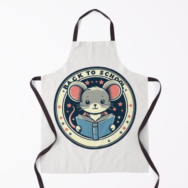 Item preview, Back to school cute mouse reading a book designed and sold by Culmika.