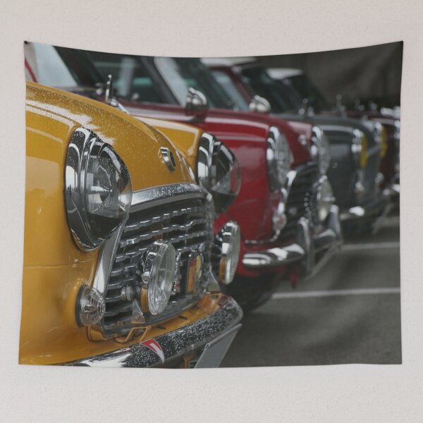 Item preview, Vintage cars in a row designed and sold by Road To Track.