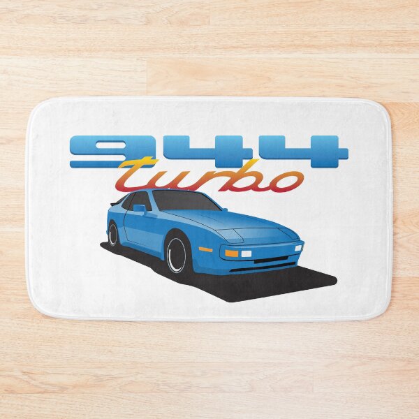 Item preview, Porsche 944 turbo blue illustration designed and sold by blackdogshop.