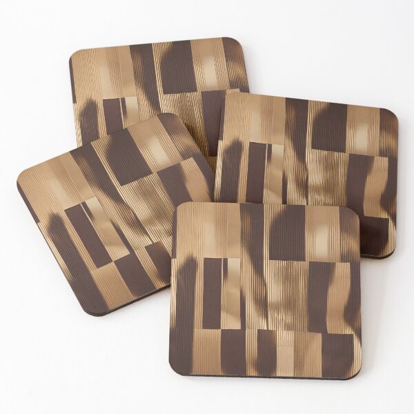 Item preview, Brown and Gold Retro Wood-like Abstract Pattern designed and sold by Gaborai.