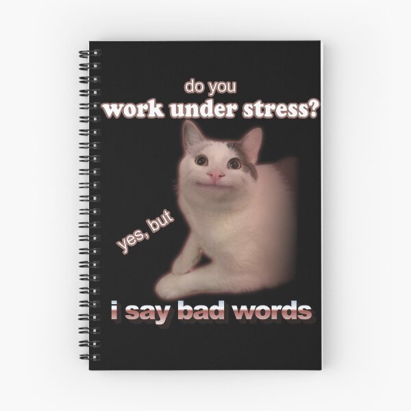 Item preview, Do you work under stress, yes but i say bad words designed and sold by Laughing Wild.
